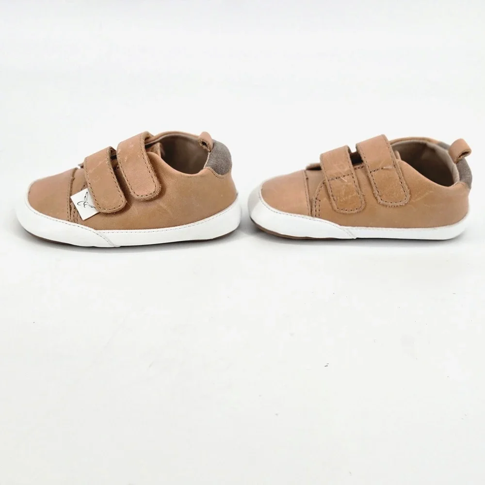 Little Love Bug Toddler Shoes Size 6 Lot Tan Used Black NWOT Barefoot Sneakers